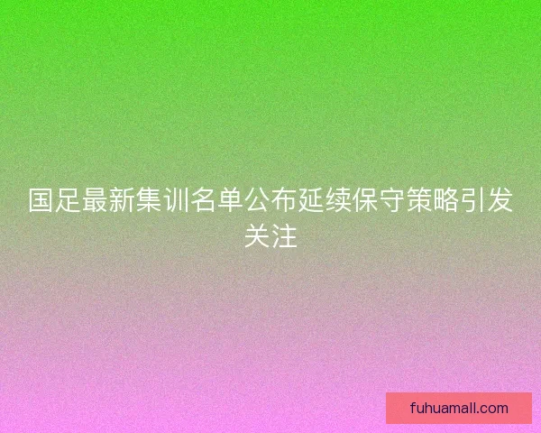 国足最新集训名单公布延续保守策略引发关注
